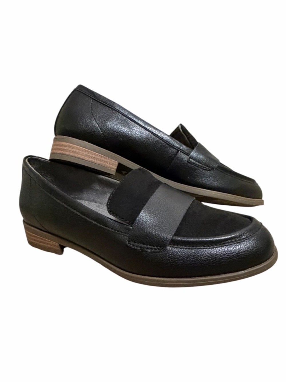 DR. SCHOLL’S Women’s Rate Moc Slip on Loafers in Black Size 7 NWOT
